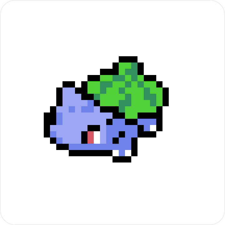 8 bit bulbasaur